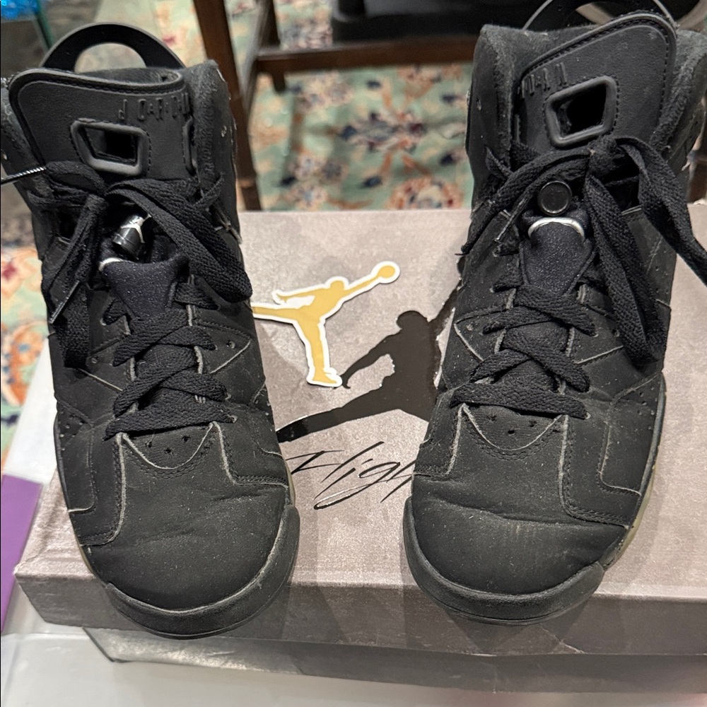 Jordan Black High-Top Sneakers‎